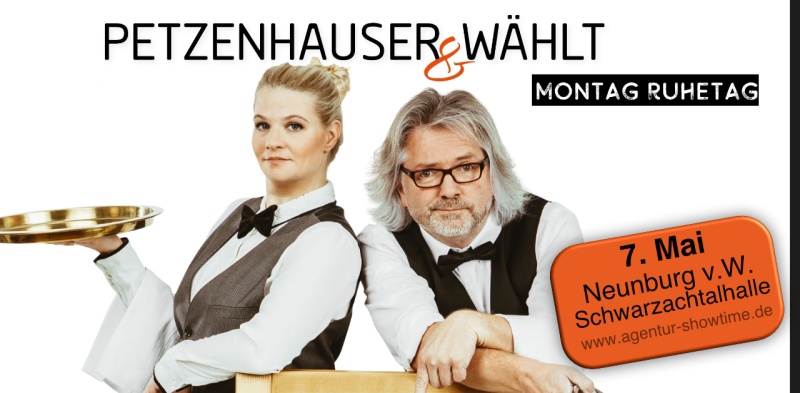 Flyer/Grafik zum Event: Petzenhauser & Wählt am So., 07.05.2023