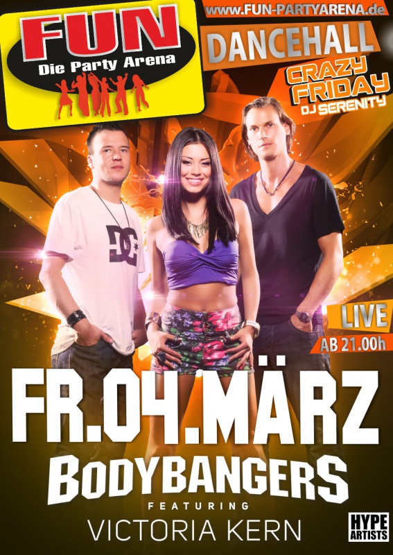 Flyer/Grafik zum Event: Partyfreitag im FUN am Fr., 04.03.2016 von 21:00 bis 04:00 Uhr