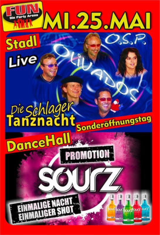 Flyer/Grafik zum Event: Fun Mittwoch (Sondereröffnungstag) am Mi., 25.05.2016 ab 21:00 Uhr