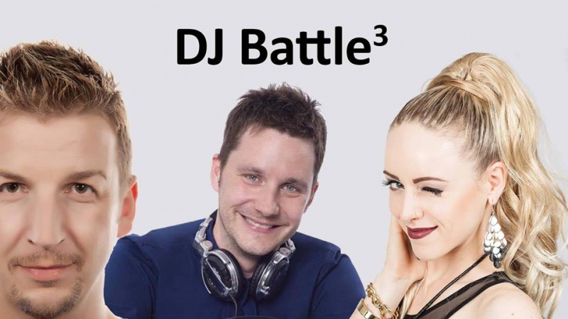 Flyer/Grafik zum Event: DJ Battle³ - Beach-Party Vilsbiburg am Fr., 18.01.2019 von 21:00 bis 03:00 Uhr