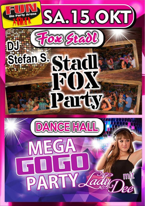 Flyer/Grafik zum Event: Lady Dee im FUN! am Sa., 15.10.2016 von 21:00 bis 03:30 Uhr