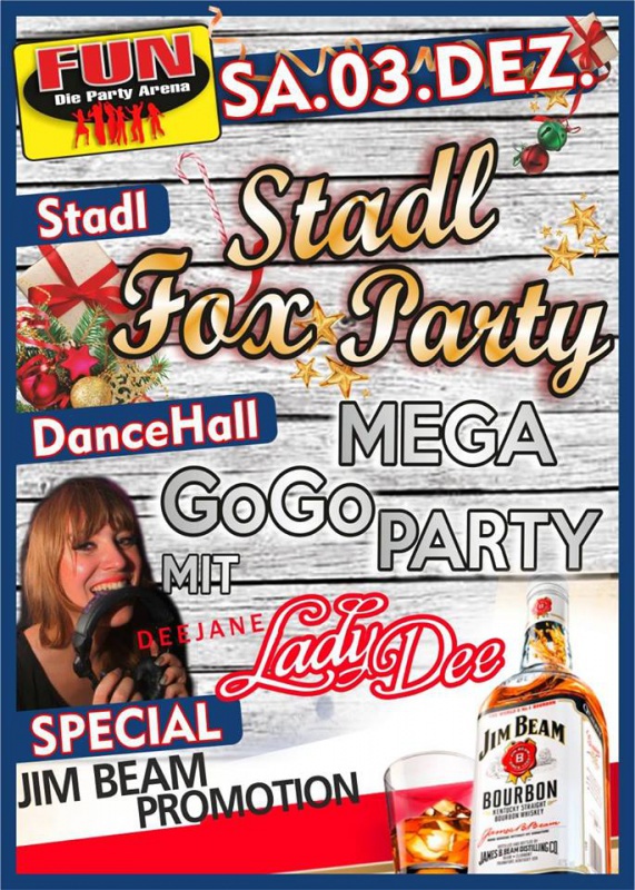 Flyer/Grafik zum Event: Jim Beam Promo mit DJane Lady Dee im FUN! am Sa., 03.12.2016 von 21:00 bis 03:30 Uhr