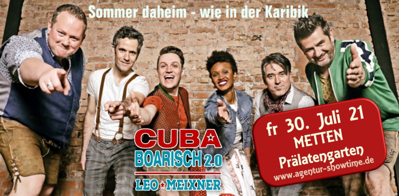 Flyer/Grafik zum Event: CubaBoarisch 2.0 am Fr., 30.07.2021 von 19:00 bis 22:00 Uhr