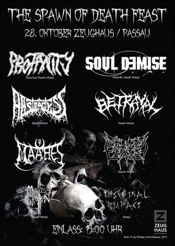 Flyer/Grafik zum Event: The Spawn of Death Feast am Sa., 28.10.2017 ab 15:00 Uhr